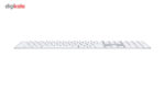 کیبورد بی سیم اپل مدل Magic Keyboard with Numeric Keypad - US English